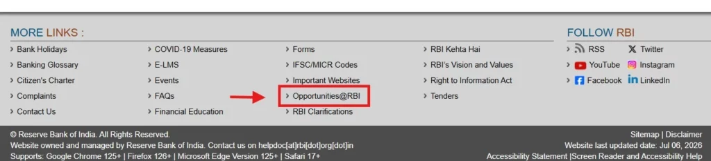 How to Check RBI Grade B Cut Off Step 2