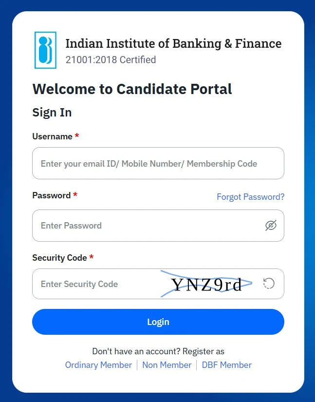 How to Apply for the IIBF JAIIB exam Step 4