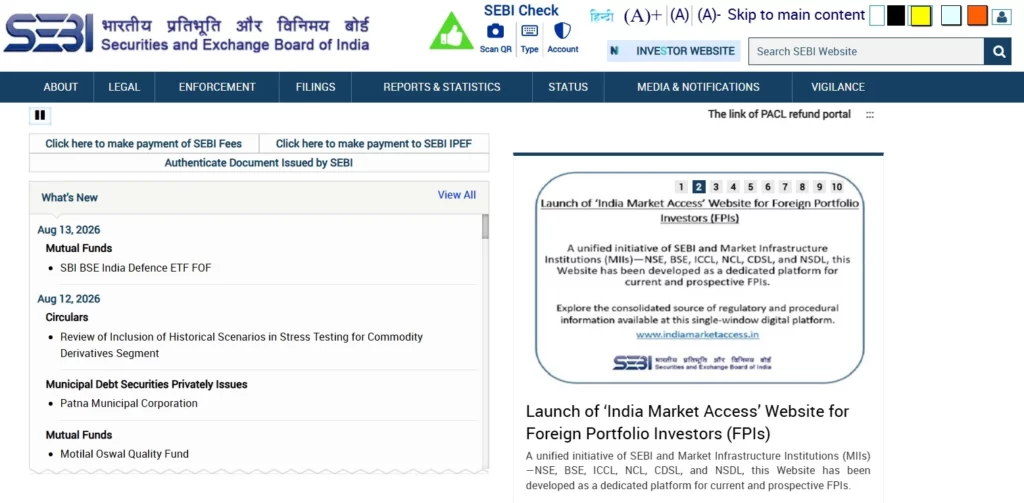 How to check SEBI Grade A Cut-Off Step 1