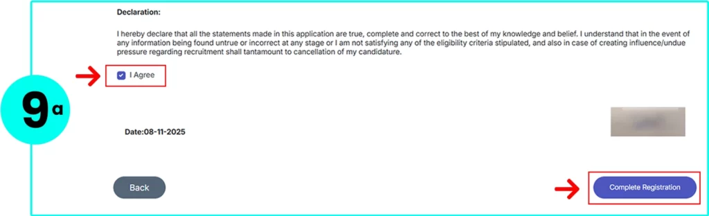 How to Apply Online for NABARD Grade A 2025 Exam Step 9a
