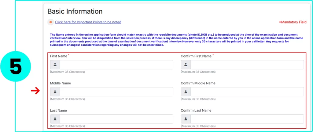 How to Apply Online for NABARD Grade A 2025 Exam Step 5