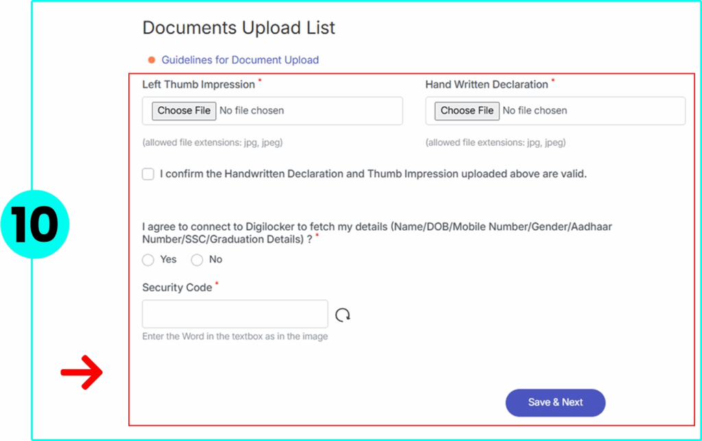 How to Apply Online for NABARD Grade A 2025 Exam Step 10