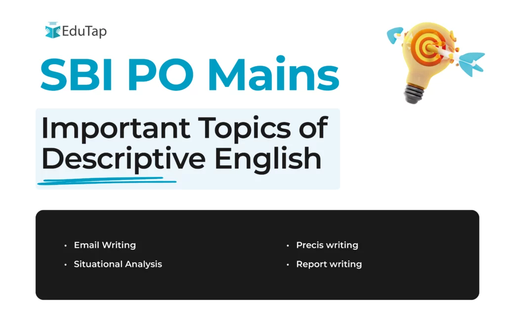 List of Important Topics of Descriptive English for SBI PO Mains