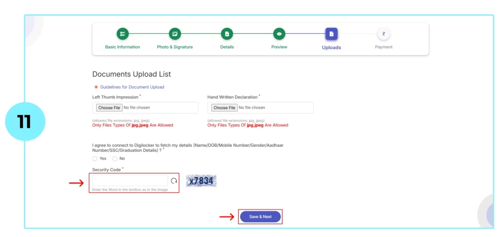 How to complete SEBI Grade A Registration and apply online - Step 11