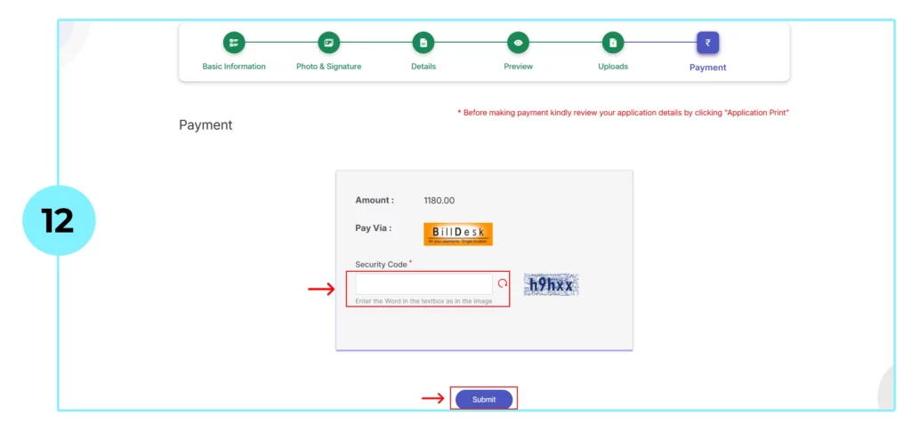 How to complete SEBI Grade A Registration and apply online - Step 12