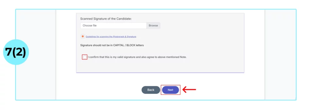 How to complete SEBI Grade A Registration and apply online - Step 7 (2)