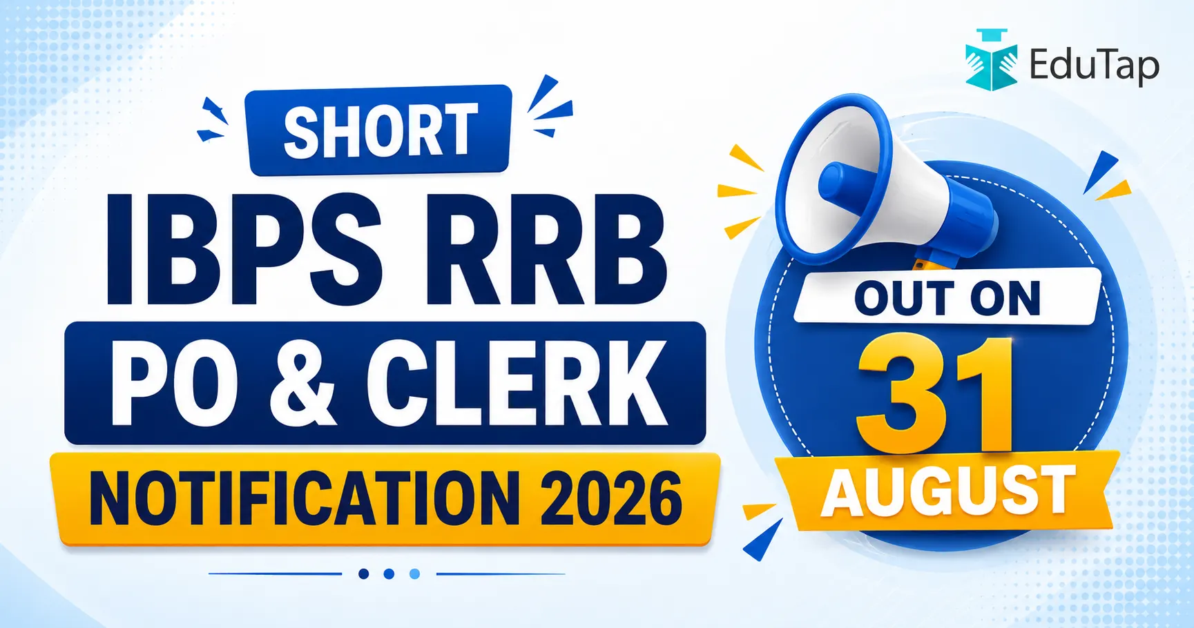 Short IBPS RRB PO & Clerk Notification 2026 Out on 31 August